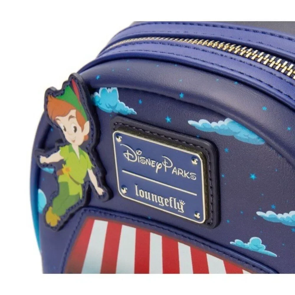 Disney Parks  Peter Pan's Flight Loungefly Mini Backpack NWT